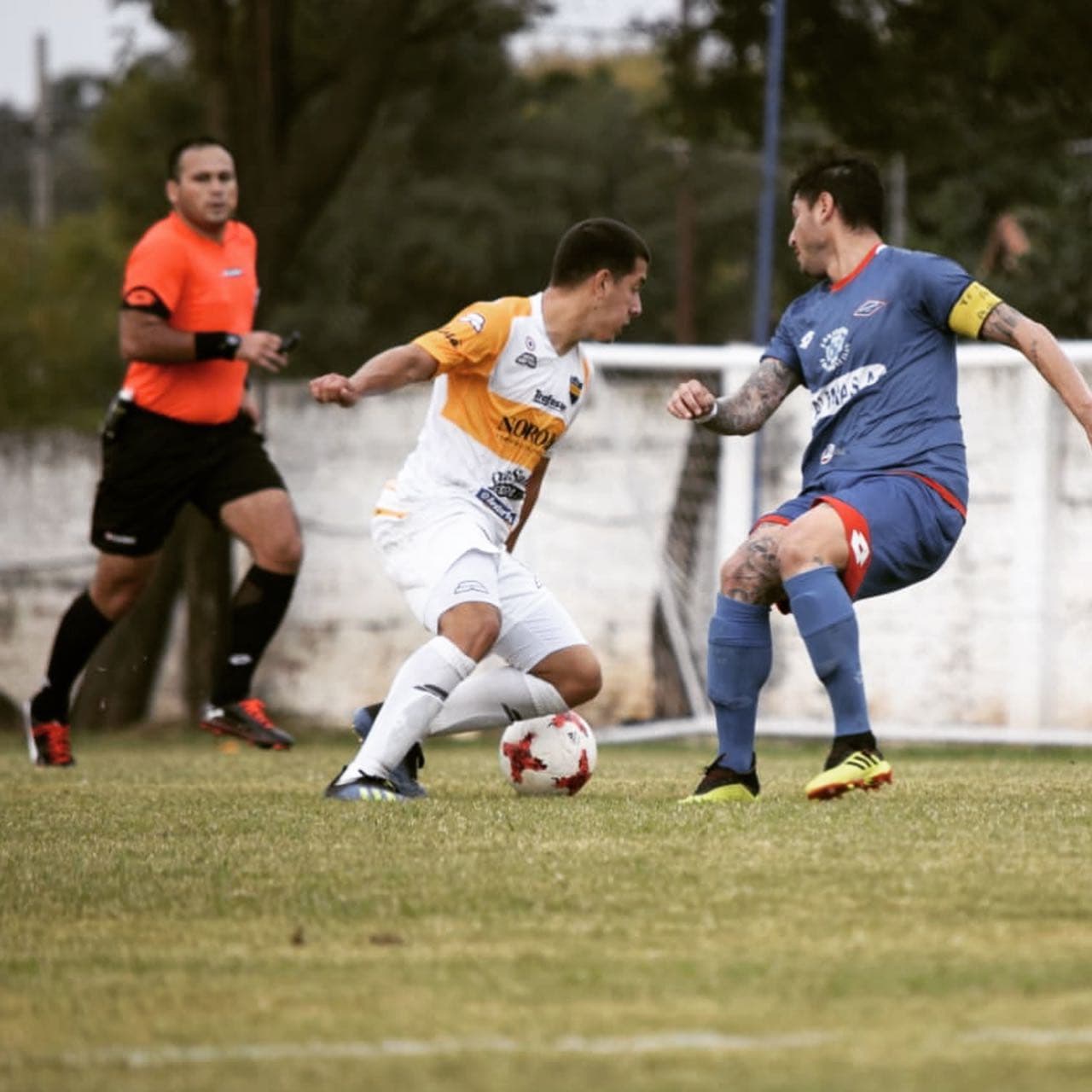 Lucas Ros playing soccer